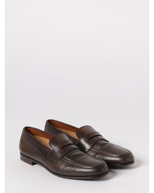 Church's White Rother Leather Loafers for men