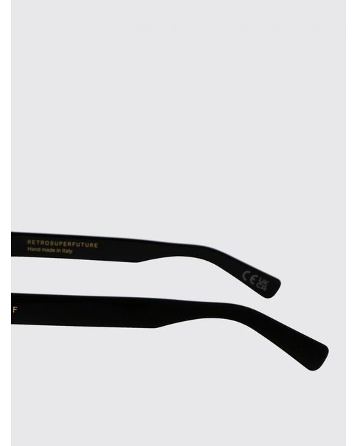 Retrosuperfuture Black Acetate Sunglasses for men
