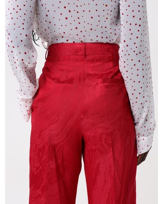 Des Phemmes Red Hose Damen