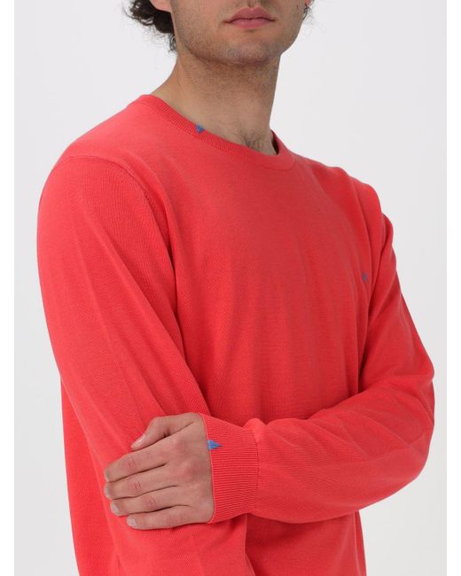 Sun 68 Red Sweatshirt for men