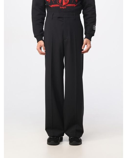 Pantalon Homme MSGM pour homme en coloris Black