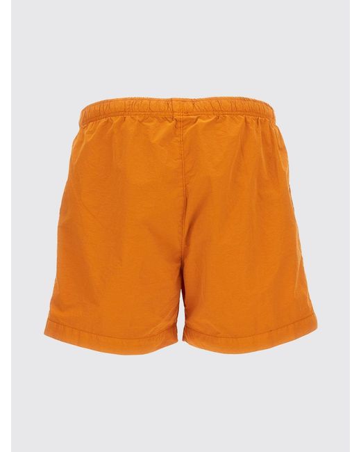 C P Company Orange Polyamide Swimsuit for men