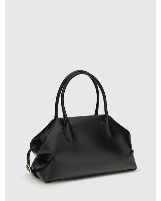 THEMOIRÈ Black ThemoirÈ Vegan Leather Talia Trunk Medium Bag