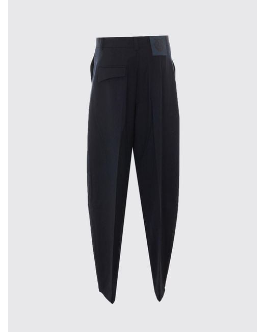Pinko Blue Slim Fit Skinny Wool Blend Mid-Rise Trousers