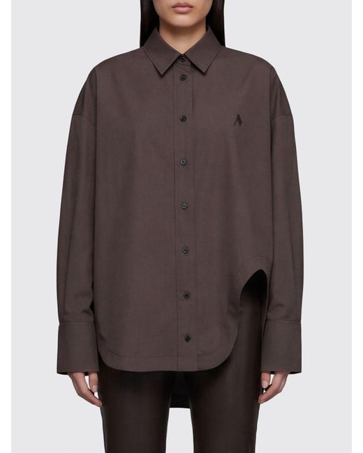The Attico Brown Shirt