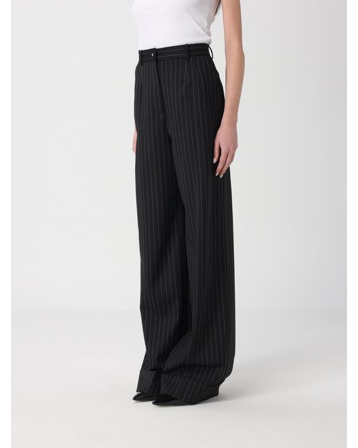 Dolce & Gabbana Black Dolce &Amp Gabbana Classic Virgin Wool Trousers