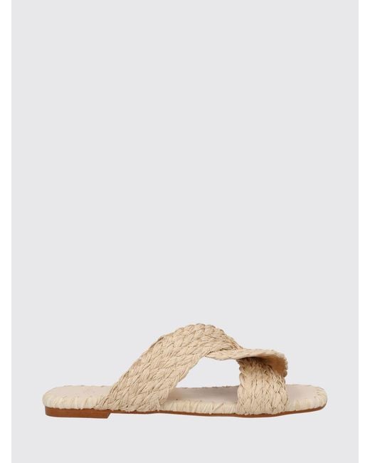 Castaner Natural Padme Woven Raffia Mules With Low Heel