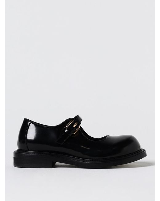 Moschino Couture Black Flat Shoes
