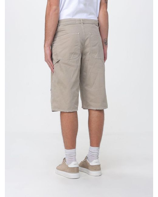 MSGM Natural Cotton Shorts for men