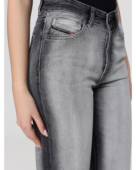 DIESEL Gray D-Macro Denim Jeans
