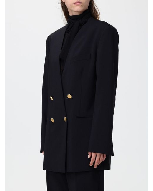 Alberta Ferretti Blue Long Double-Breasted Blazer