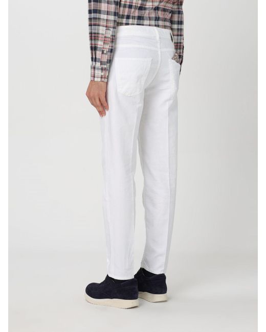 Jeans di Jacob Cohen in White da Uomo