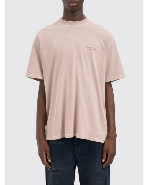 Represent T-Shirt Herren in Pink für Herren