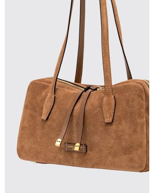 Gianni Chiarini Brown Aryna Suede Bag