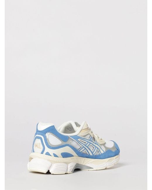 Asics Blue Gel-Nyc Mesh And Rubber Sneakers for men