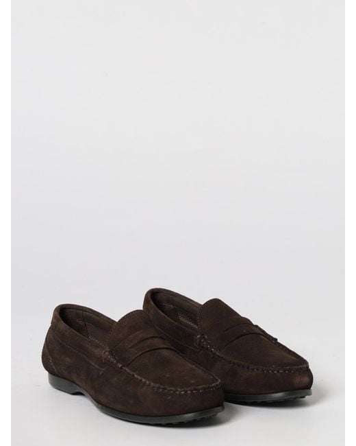 Sebago White Byron Suede Loafers for men