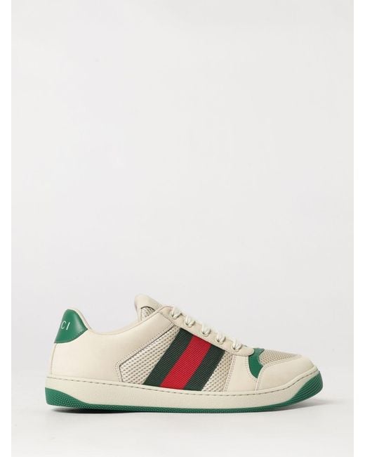 Gucci Natural Screener Sneakers for men