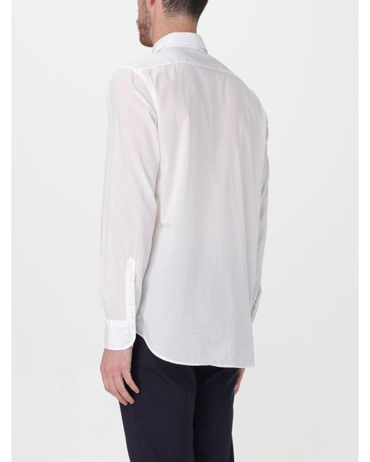 Camicia classica in cotone di Brooksfield in White da Uomo