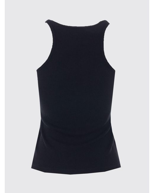 Anine Bing Blue Stretch Viscose Top