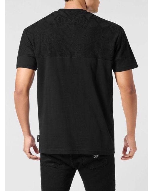 Philipp Plein Black Pp Cotton T-Shirt for men