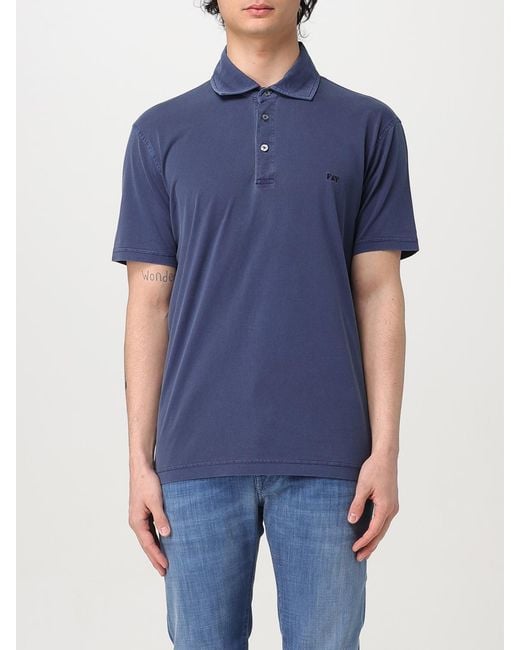 Fay Blue Polo Shirt for men