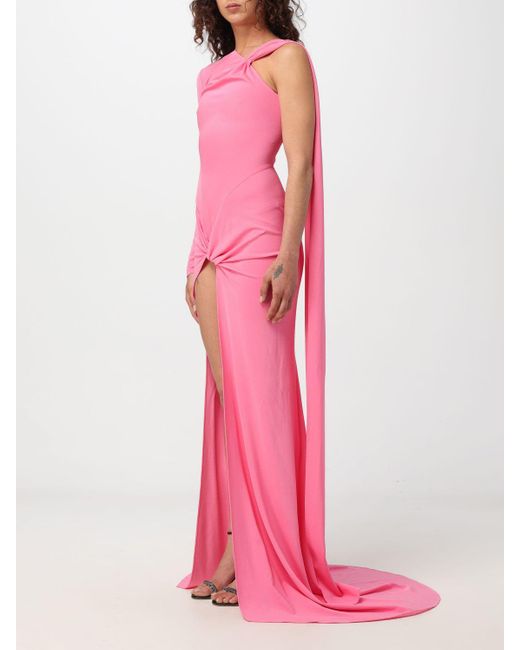 David Koma Pink Dress