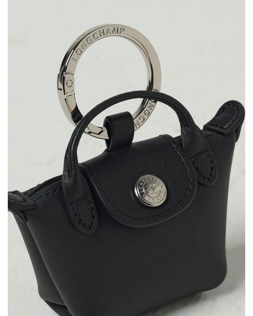 Longchamp Black Keyring