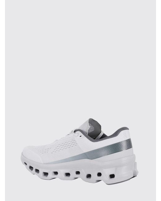 On Shoes White Cloudmonster 1 Mesh Sneakers On for men