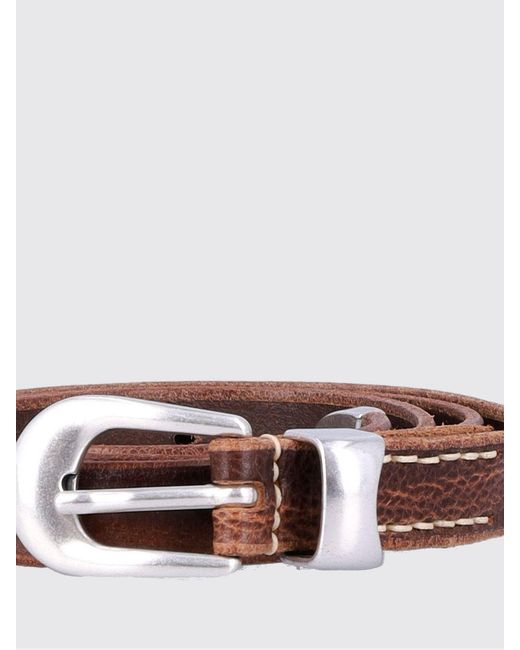 Our Legacy White Core Leather Belt for men