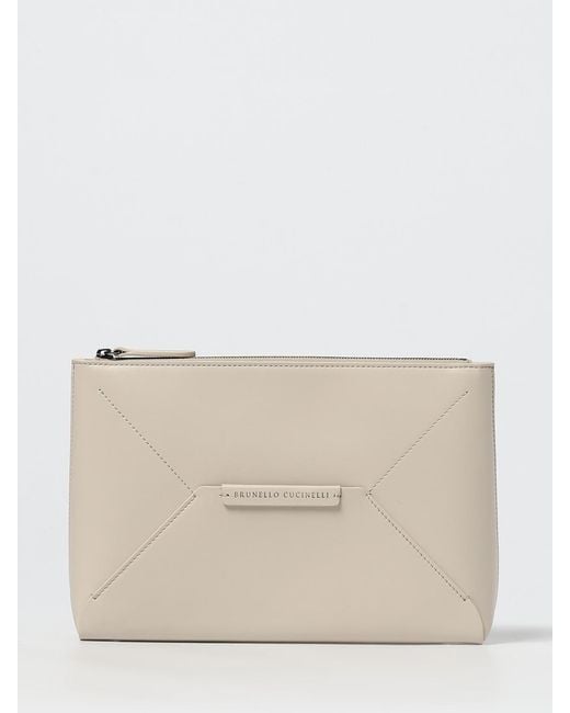 Brunello Cucinelli Natural Shoulder Bag