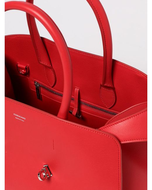 Ferragamo Red Shoulder Bag