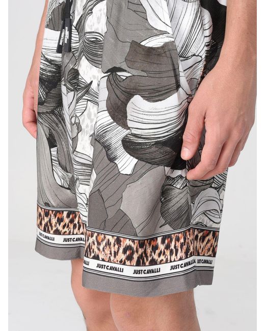 Just Cavalli Gray Short for men