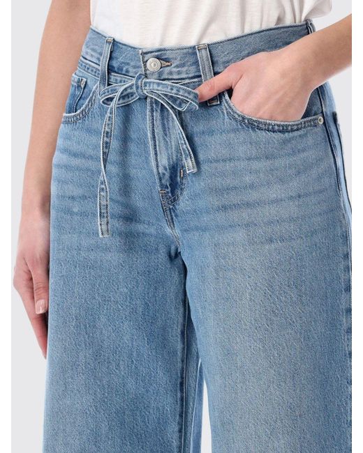 Levi's Blue 728 Palazzo Jeans