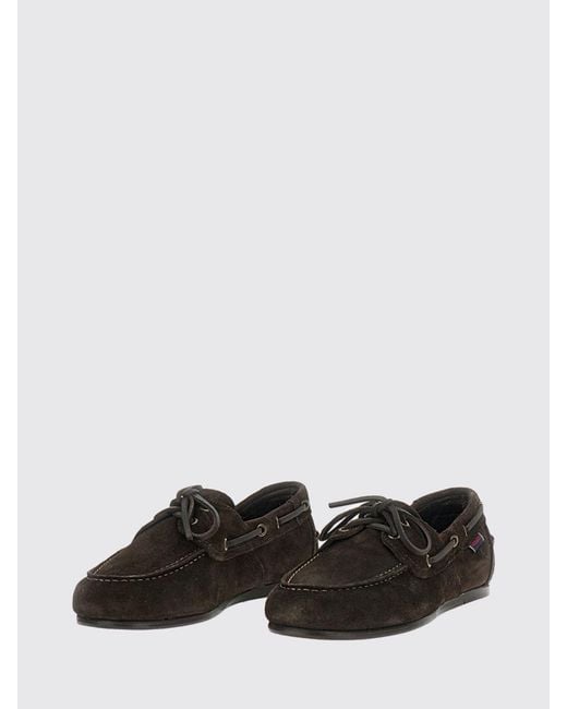 Sebago White Suede Owen Boat Loafers