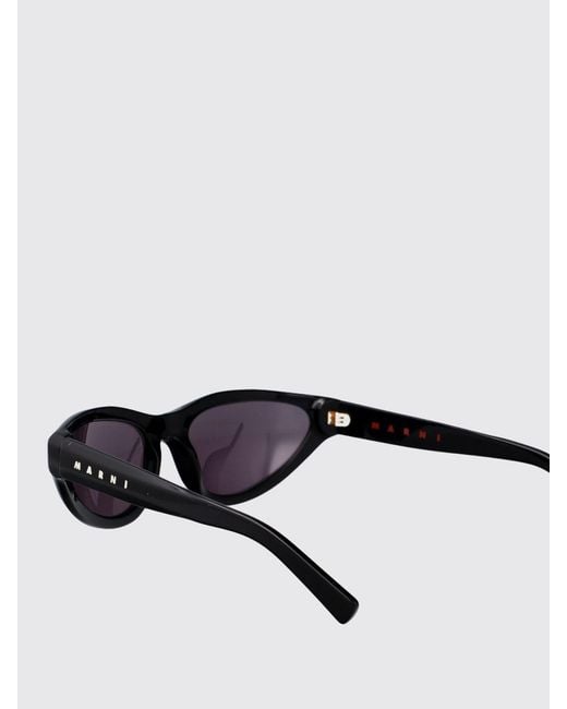 Marni White Mavericks Acetate Sunglasses for men
