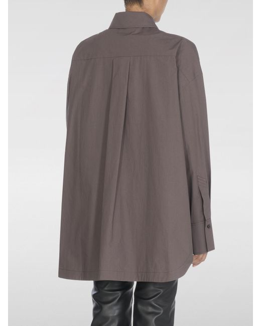 The Attico Brown Hemdbluse Damen