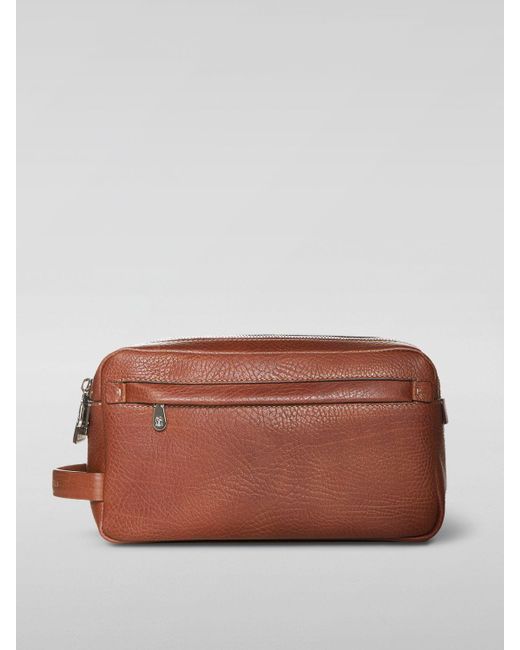 Brunello Cucinelli Brown Cosmetic Case for men