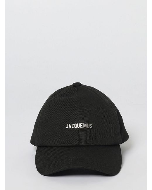 Jacquemus Black Gadjo Cotton Twill Hat for men