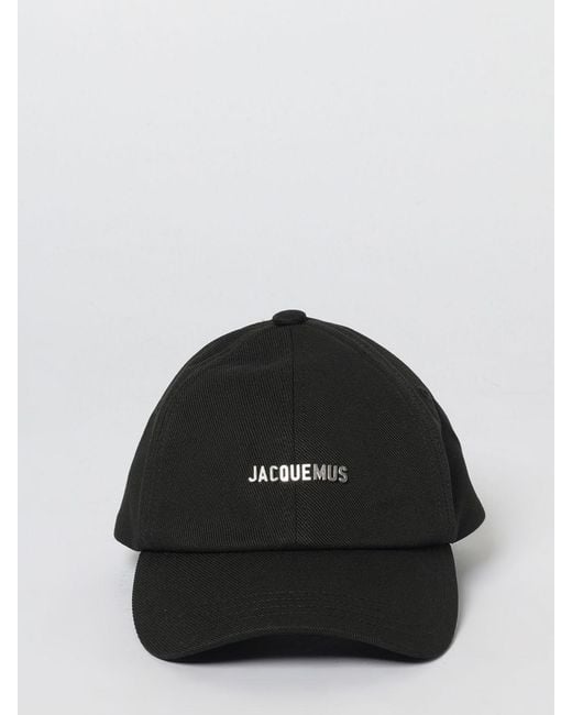 Jacquemus Black Gadjo Cotton Twill Hat for men