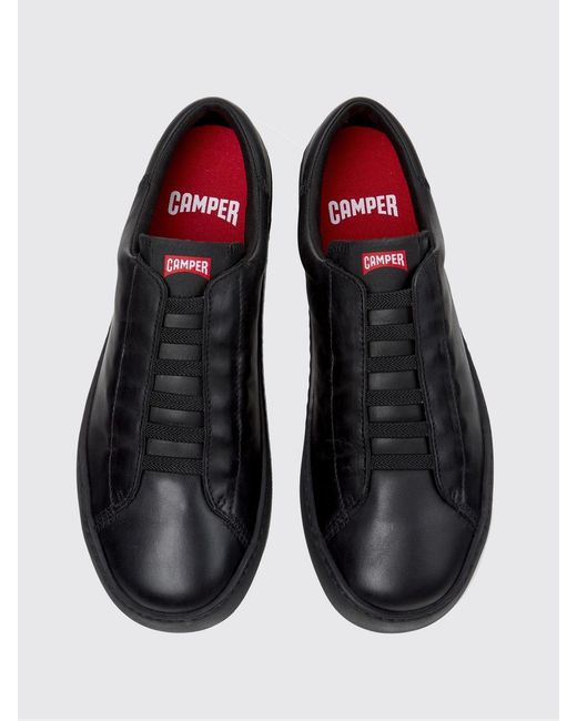 Camper Black Peu Touring Leather Sneakers for men