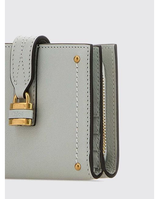 Chloé White ChloÉ Paddington Leather Wallet