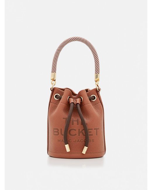 Borsa The Bucket Bag di Marc Jacobs in White