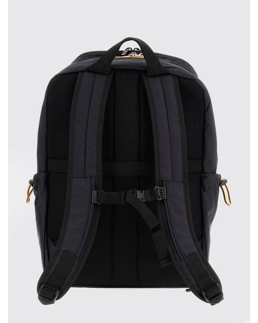 K-Way Black Waterproof Ripstop Nylon Backpack With Adjustable Shoulder Straps for men