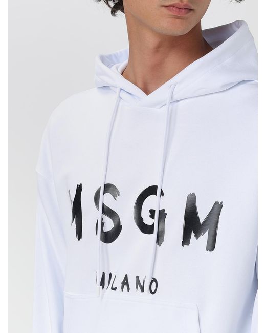 Sudadera Hombre MSGM de hombre de color White