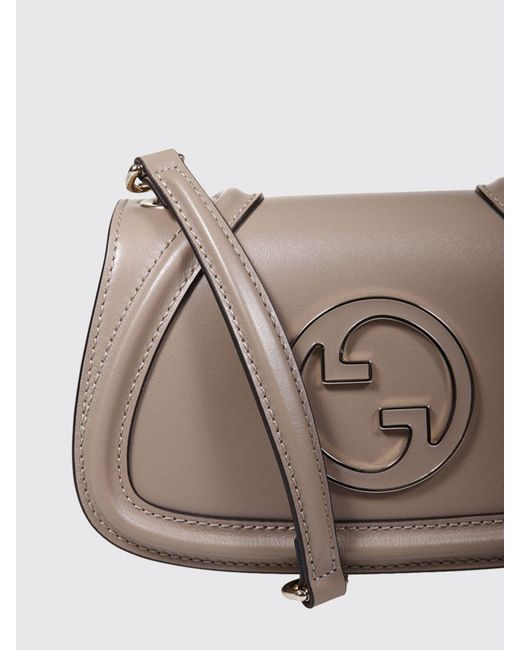 Gucci Gray Leather Blondie Bag