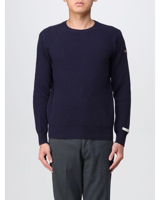 Paul & Shark Blue Sweater for men