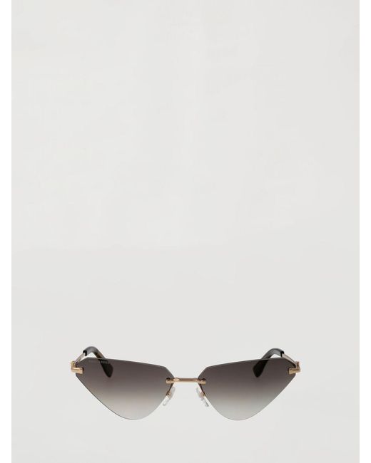 DSquared² Metallic Tone Metal Cat-Eye Sunglasses With Gradient Lenses