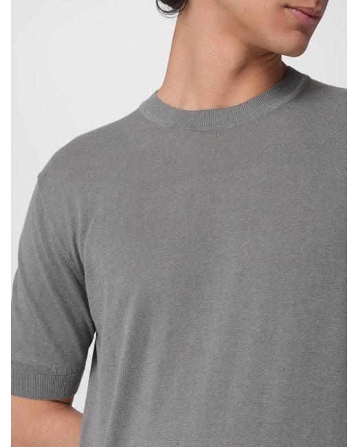 Pullover Girocollo di Zanone in Gray da Uomo