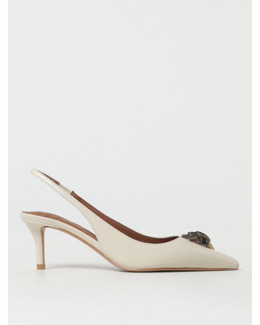 Kurt Geiger Natural Leather Belgravia Slingback Heels