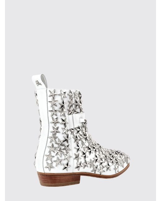 Philipp Plein White Boots for men